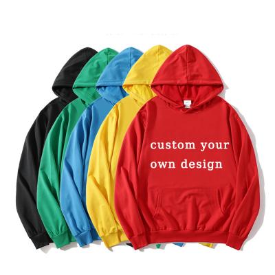 China Wholesale Custom Embroidered Anti-wrinkle Printed Plus Size Mens Hoodies Multicolor Blank Hoodies Pullover Sweatshirt With Custom Logo for sale