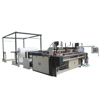 China 2021 Many Manufacturer Supplies Youdeng Industry Automatic Rewinding Machine Toilet Paper Equipment Rewinding Machine 1880 for sale