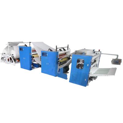 China Hotels Youdeng Facial Tissue Folding Cutting Machines Wrapping Facial Tissue Converting Machine for sale