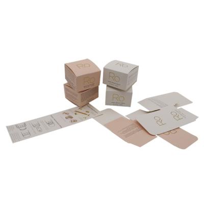 China Luxury Eco Recyclable Custom Beauty Products Sets Skincare Cosmetic Packaging Box With Hot Stamping for sale