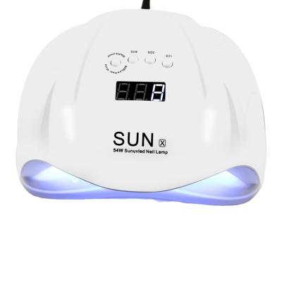 China Economical and Efficient Nail Salon Dryer 54W SUNX Classic Model Gel Nail UV Lamp for sale