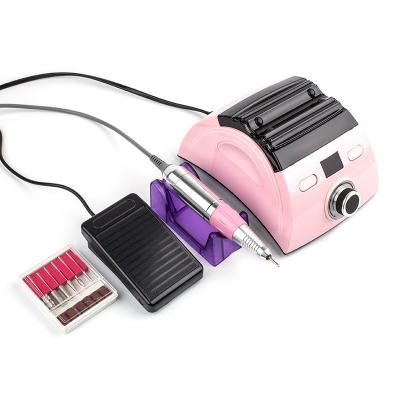 China New Triangle Art Beauty 2022 Nail Design Nail Grinding Machine 30000RPM Electric Nail Drill E-File Machine Office Desk Table for sale