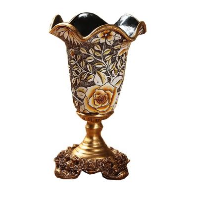 China European American style minimalist resin vase home living room home accessories flower vase home decoration antique for sale