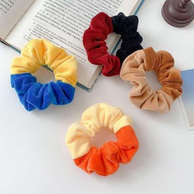 China Korea sexy unisex castle run princess series girl color velvet circle candy colored head rope new for sale