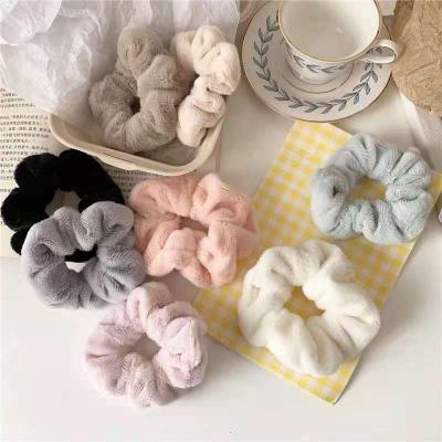 China Autumn and winter version Korean plush bowel ring temperament soft soft soft head rope tied hair for sale