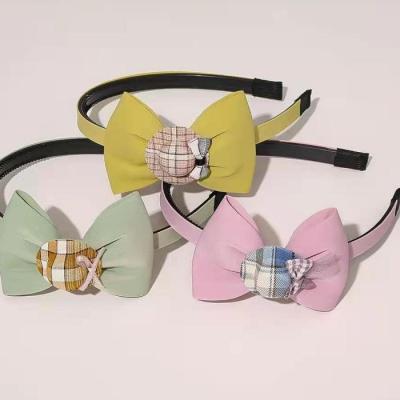 China Sweet Korean Children Hair Adornments Cute Baby Girls Hair Clip Head Circle Elastic Band Girls Hair Circle Cartoon for sale