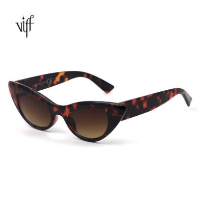 China Wholesale Ladies Cat Eye Cheap Sale VIFF HP18246 Shading Retro 90s High Quality Cat Eye Sunglasses for sale