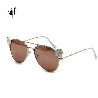 China Fashion VIFF Sunglasses HMK18064 Children's Cute Child Sun Glasses Love Sunglasses For Kids for sale