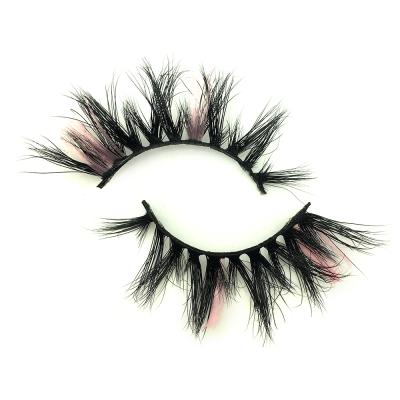 China Wholesale Natural Long Natural Fluffy False Eyelashes 9D False Eyelashes 9D Mink Color Dramatic Colored Lashes for sale