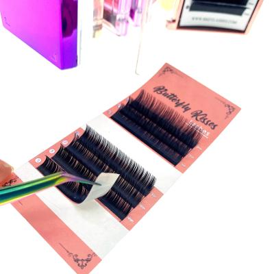 China Mink / Eyelash Cruelty Free Soft Lashes Maker Extension Silk Free Custom Individual Professional Knot for sale