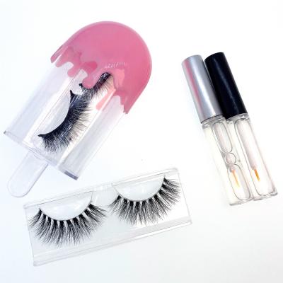 China Supplier OEM Service Natural Korean Long Mink Eyelash Strips Waterproof Clear Wick Glue Eyelash Perm Glue Lash Glue for sale