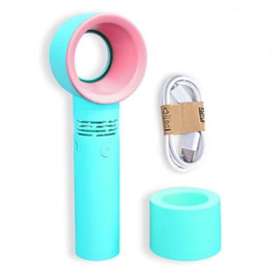 China 2021mini ABS Natural Low Noise Mute Long Lollipop USB Rechargeable Handheld Handheld Air Cooling Fan for sale