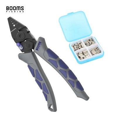 China High Carbon Steel With Liner Booms Fishing CP4 Fishing Pliers Crimper Crimping High Carbon Steel Fishing Tool With Matching Tube for sale