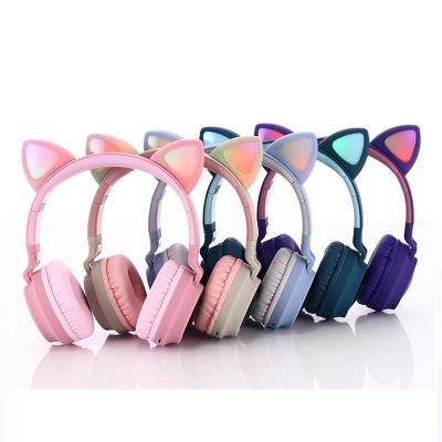 China TWS Factory Wireless Bluetooh Headphone Cute Cat Noise (True Wireless Stereo) BT028C China Canceling Blue Tooth Headphones for sale