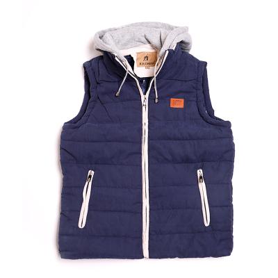 China Fashion Comfortable Fit Customization And Comfort Sleeveless Chemical Fiber Mens Vests Jacket Men Vest for sale