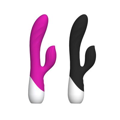 China Factory 10 Frequency Wave Silicone Electric Vibrator Wholesale Rechargeable Vibrator Female Silicone Vibrator Masturbation Massage Stick for sale