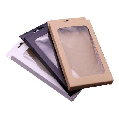 China Recycled Materials Logo Eco-Friendly Packaging White Cardboard Custom Box For Mobile Phone Case for sale