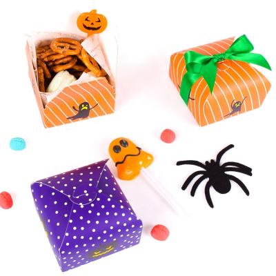 China Recycled Materials Custom Hot Sale Halloween Candy Gift Packing Box for sale