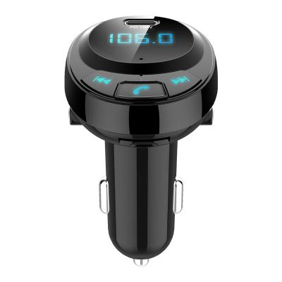 China Cyberpunk Hot Selling Usb Car Phone Charger Mp3 Player With Led Display And Fm Transmitter for sale