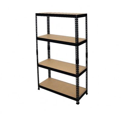 China Custom Corrosion Protection Storage Unit With 4 Shelves Garage Steel Storage Metal Shelving for sale