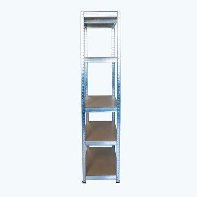 China Boltless Design Corrosion Protection Light Duty 5 Layer Metal Storage Rack Shelves For Warehouse for sale