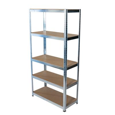 China Corrosion Protection Heavy Duty Warehouse Use Boltless Galvanized Steel Medium Shelving Rack for sale