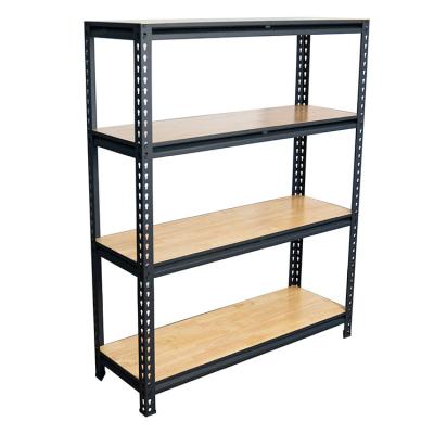 China Corrosion Protection Heavy Duty Shop Display Garage Warehouse Metal Shelving Rack Steel Rack for sale