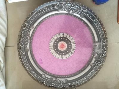 China Artistic Ceiling Medallions Tile Medallion Decorative Ceiling PS Ceilings Mounted for sale