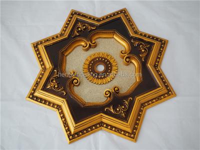 China European Style 80cm PS Artistic Ceiling Decorations For Hotel And Villa 8 Angle for sale