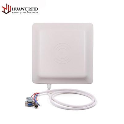 China HUAWU IP65 220X220MM parking vehicle access control long range door UHF passive rfid card reader for sale