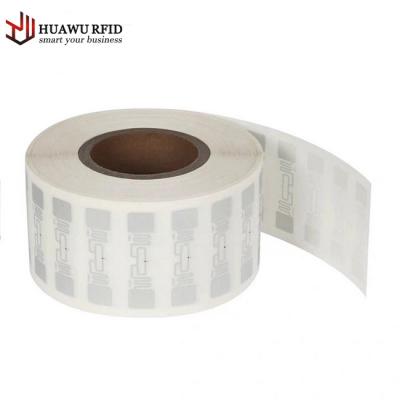 China HUAWU Long Range 860-960mhz 9662 UHF RFID Inlay Paper Wet Dry Label Passive UHF RFID Tag for sale