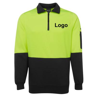 China Spandex/Polyester National Safety Apparel Sweatshirt With Black Bottom High Visibility Sweatshirt Top for sale