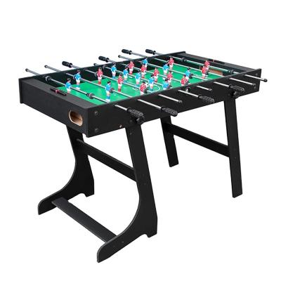 China MDF Small Size Baby Foot Game Table Football Foosball Table Folding Leg Soccer Tables for sale