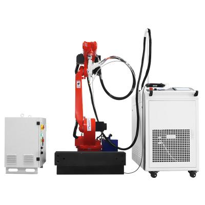 China Garment Shops Fiber Robot 200w Diode Laser Welding Machine Intelligent Robot Arm Robot Laser Welding Machine for sale