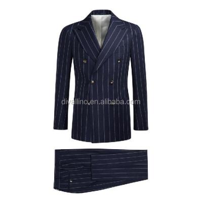 China 2019 anti shrink double breasted stripes blazer direct manufacturer with factory wholesale price for sale