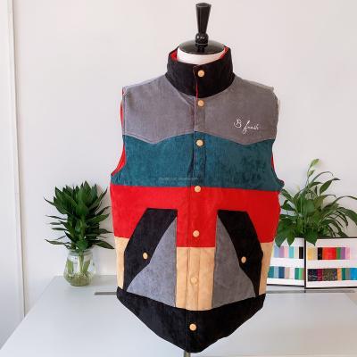 China 2022 HOT SALES anti-shrink! ! ! Factory Direct High Quality Corduroy Stripper Padded Vest With Factory Wholesale Price for sale