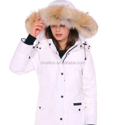 China 2021 breathable women winter fur parka factory direct with lowest wholesale price for sale