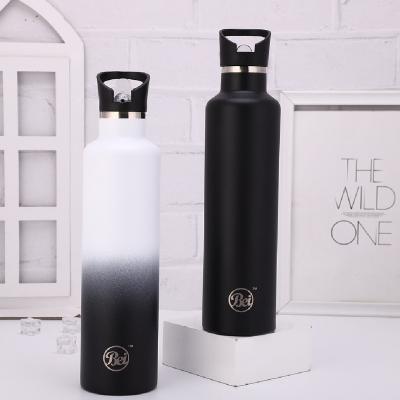 China Double Wall Metal Stainless Steel Water Bottle Vacuum Flask 26oz BPA Viable Leak Proof Drinking Free Vacuum Flask for sale