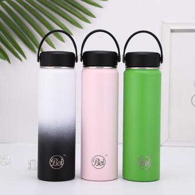 China PORTABLE Design Vacuum Stainless Steel Water Bottles With Pop Up Straw , Water Bottle Insulated for sale