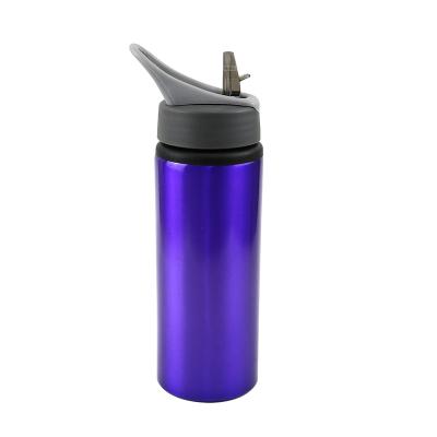 China Sustainable Wholesale PP Food Grade 500ml Bike Black Aluminum Water Bottle With Lid for sale