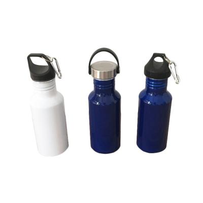 China Sustainable OEM Welcomed Promotional Dark Blue Aluminum Metal Drinking Cute Water Bottles for sale