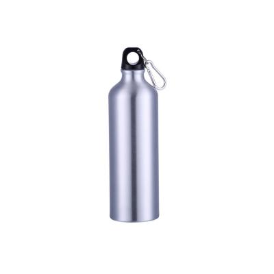 China 2021 High Quality Sustainable Sport 600mL Outdoor Refillable Aluminum Water Bottle With Hook for sale