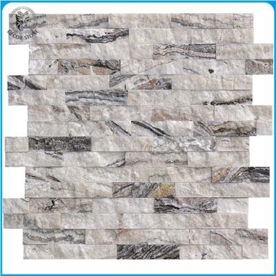 China Interior / Exterior Wall Cladding Panels Z Shape Natural Marble Cultured Stone Wall Cladding Panels for sale