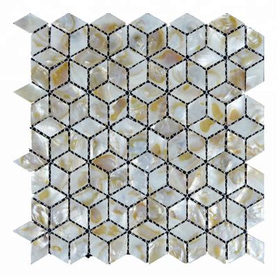 China Parquet Nature Seashell Home Improvement Kitchen Backsplash Slab Idea Mosaics for sale