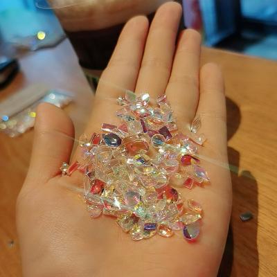 China Transparent Super Instant Nail Art Beauty Explosion Magic Color ab decoration mix nail drill ornaments nails accessories art for sale