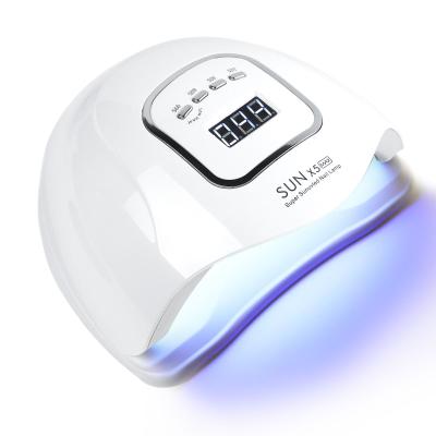 China Art Salon +home SunX5 Manicure 150W Nail Polish Max Dry Glue LED Phototherapy Machine UV Nail Dryer Led UV Lamp For Nails for sale