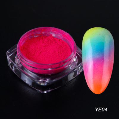 China DIY Nail Art 13Colors Nail Glitter Ins Style Barbie DIY Nail Powder Fluorescent Luminous Acrylic for sale