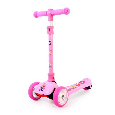 China Factory Direct Sale Child Aluminum + Metal Kids Pedal Scooter, Foldable Kick Scooter 2 Colors for sale