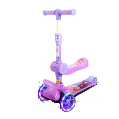 China 3 Wheel Child PU Led Baby Kick Scooter Toy Foldable Lightweight Baby Scooter For Children for sale