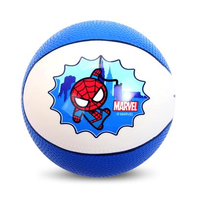 China Cheap Price Marvel Spiderman 6 Inch Kids PVC Basketball Playball for sale